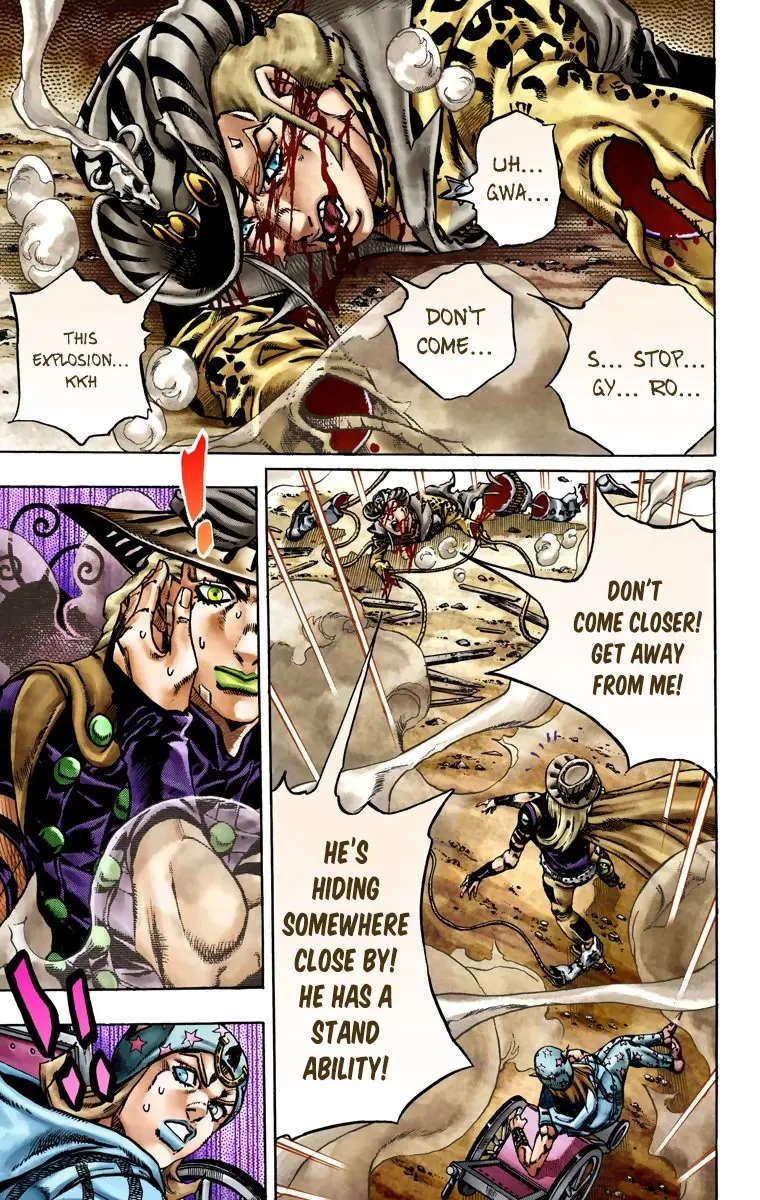 JoJo's Bizarre Adventure Steel Ball Run Colored Manga, chapter 22, page 7
