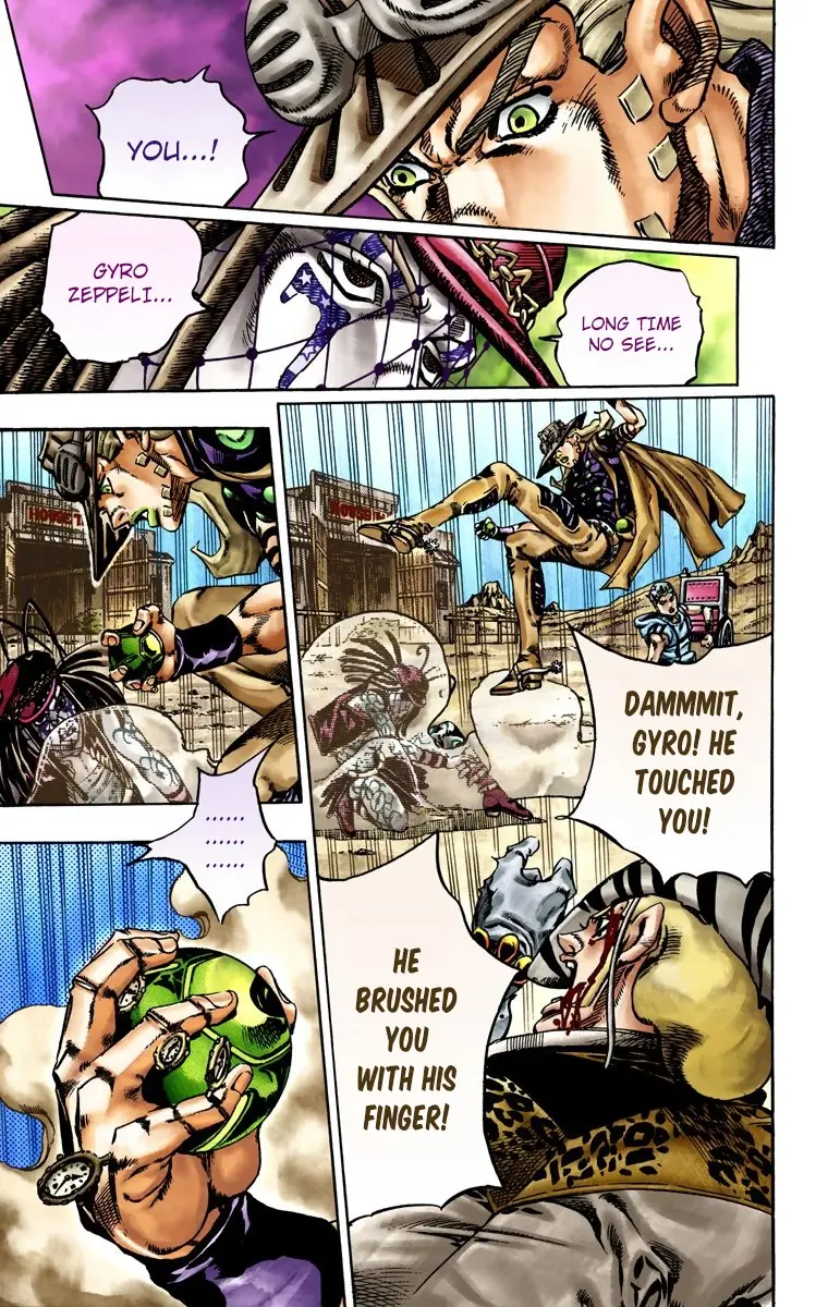 JoJo's Bizarre Adventure Steel Ball Run Colored Manga, chapter 22, page 11