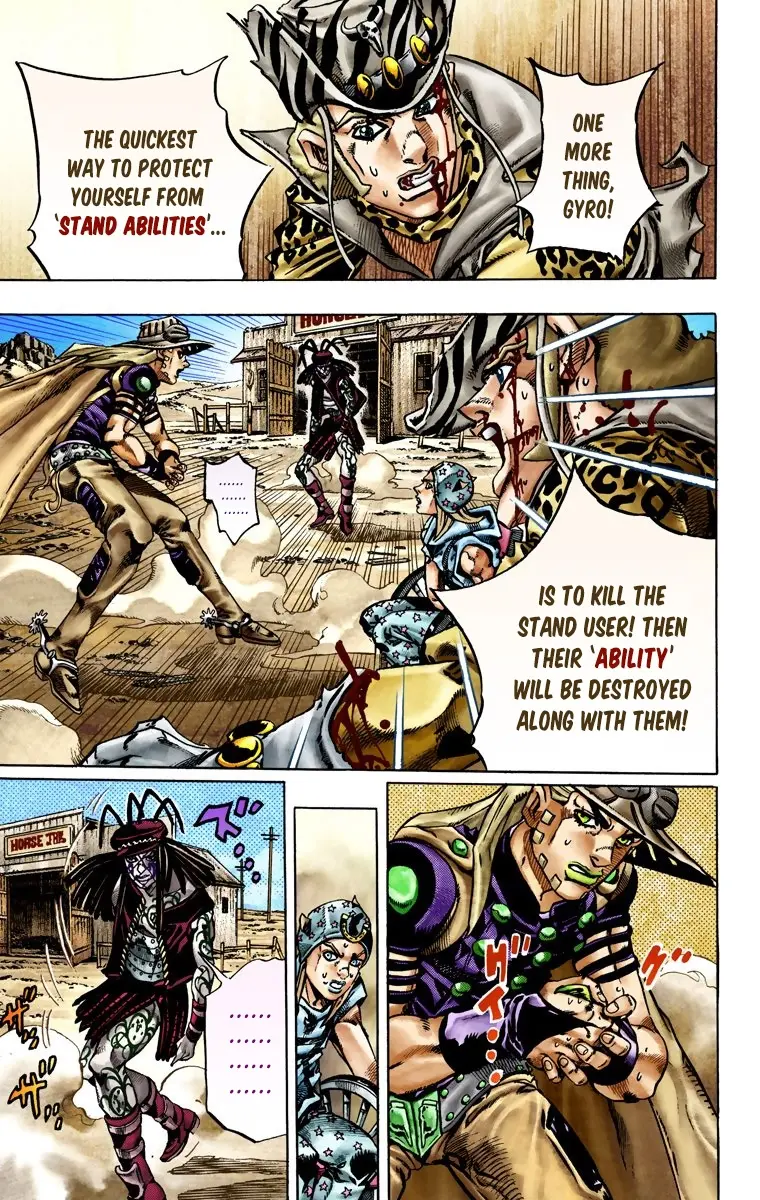 JoJo's Bizarre Adventure Steel Ball Run Colored Manga, chapter 22, page 17