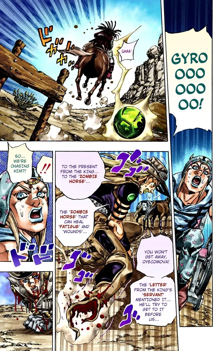 JoJo's Bizarre Adventure Steel Ball Run Colored Manga, chapter 22, page 35