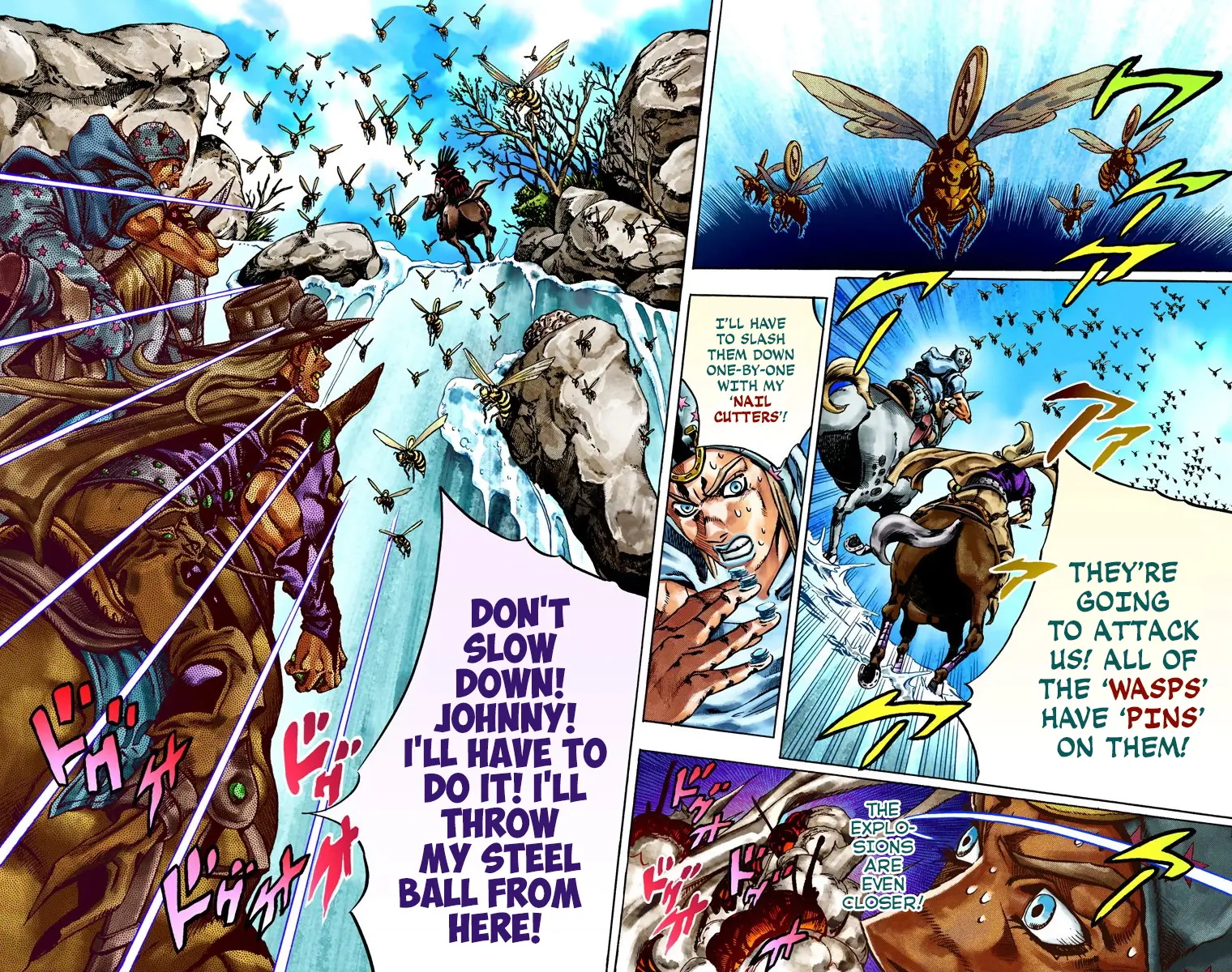 JoJo's Bizarre Adventure Steel Ball Run Colored Manga, chapter 23, page 15