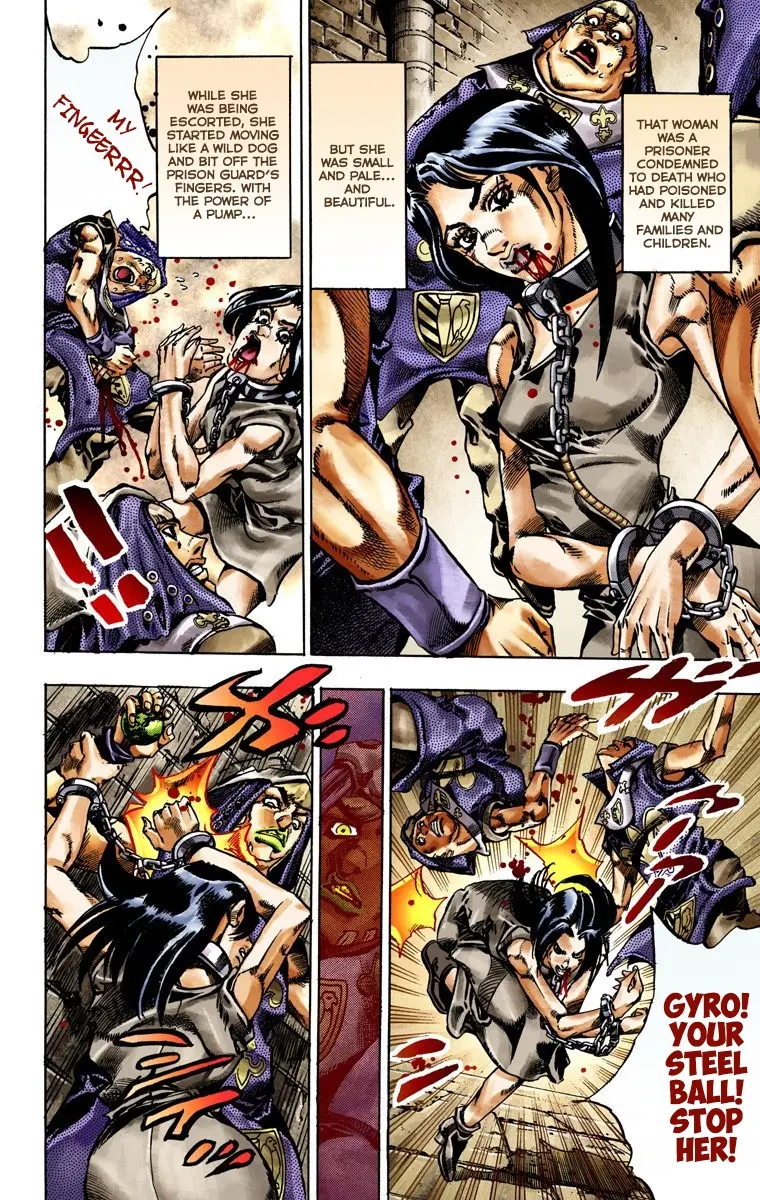 JoJo's Bizarre Adventure Steel Ball Run Colored Manga, chapter 24, page 9