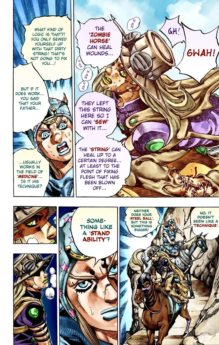 JoJo's Bizarre Adventure Steel Ball Run Colored Manga, chapter 24, page 22