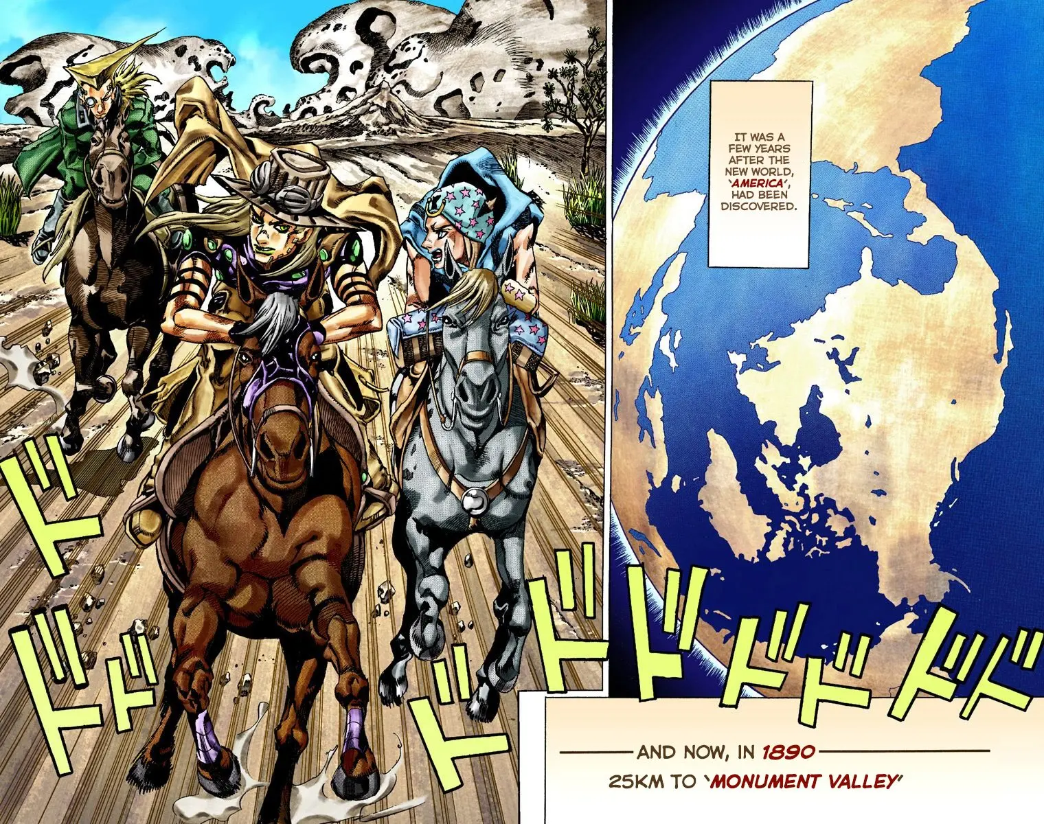 JoJo's Bizarre Adventure Steel Ball Run Colored Manga, chapter 25, page 6