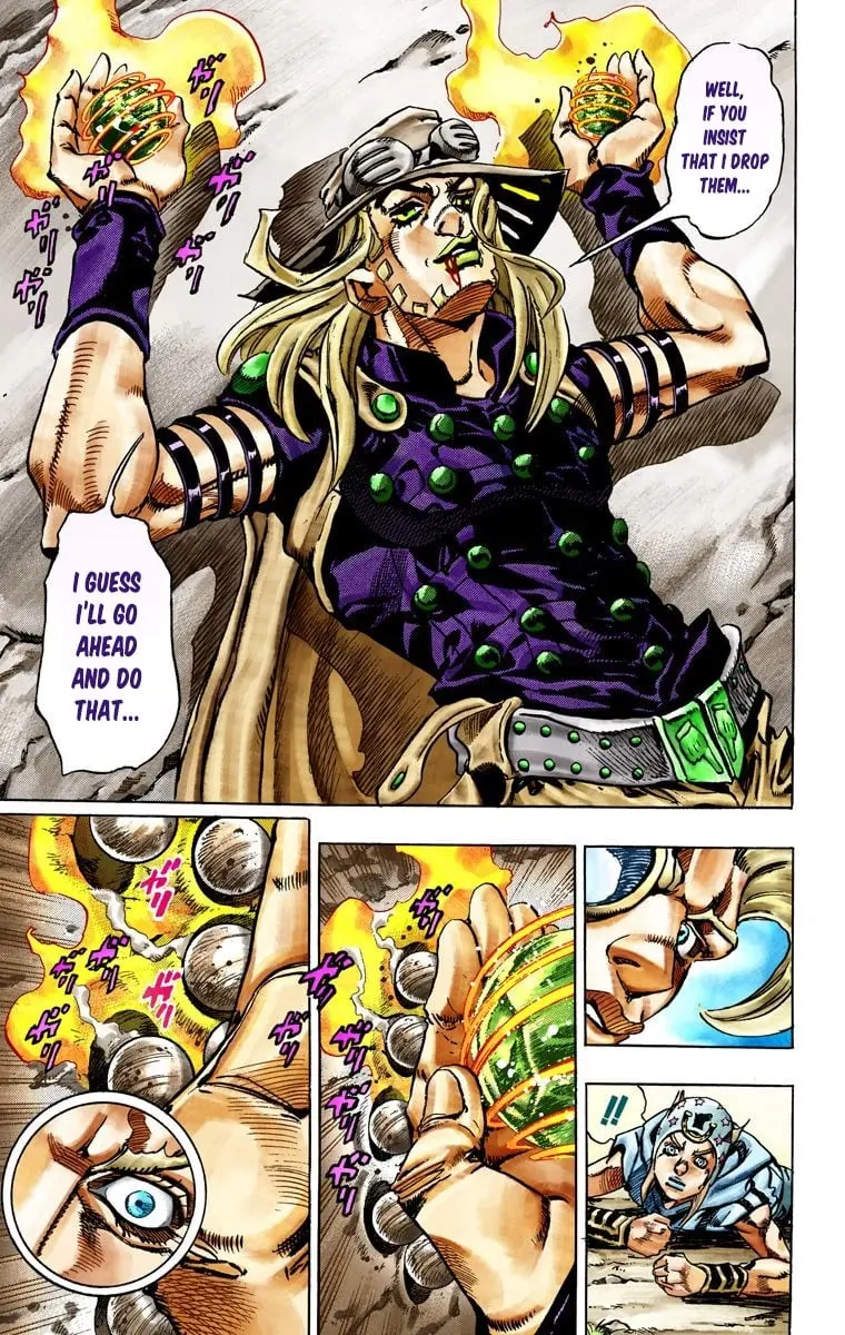 JoJo's Bizarre Adventure Steel Ball Run Colored Manga, chapter 25, page 15