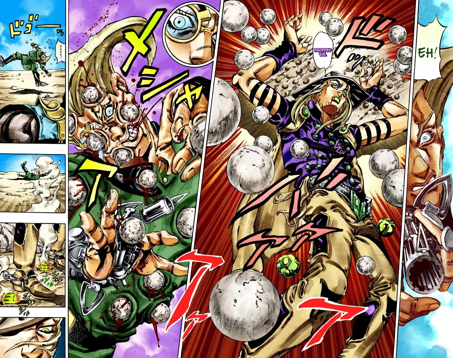 JoJo's Bizarre Adventure Steel Ball Run Colored Manga, chapter 25, page 16