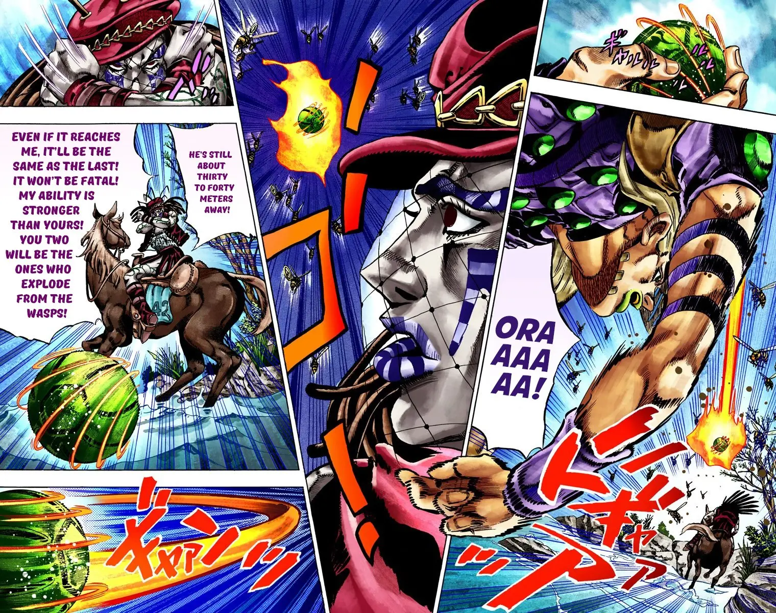JoJo's Bizarre Adventure Steel Ball Run Colored Manga, chapter 25, page 17