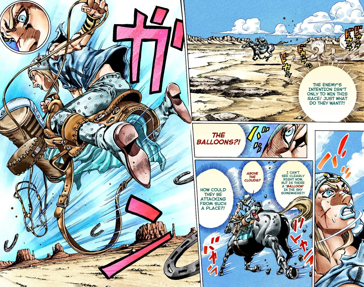 JoJo's Bizarre Adventure Steel Ball Run Colored Manga, chapter 26, page 3