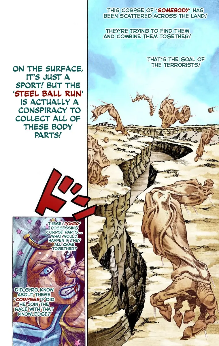 JoJo's Bizarre Adventure Steel Ball Run Colored Manga, chapter 26, page 43
