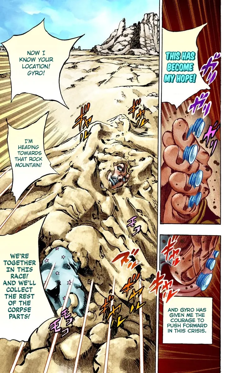 JoJo's Bizarre Adventure Steel Ball Run Colored Manga, chapter 26, page 52