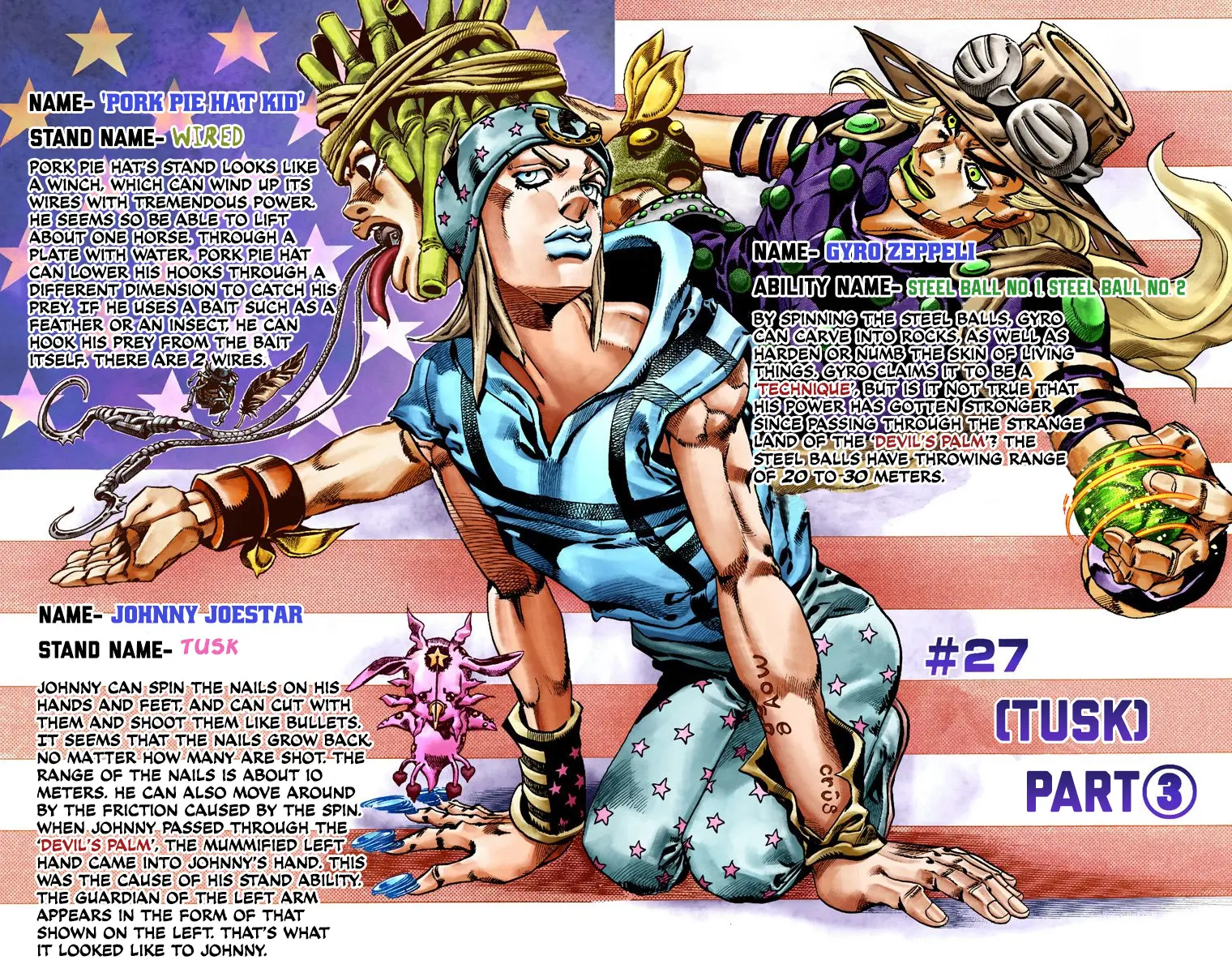 JoJo's Bizarre Adventure Steel Ball Run Colored Manga, chapter 27, page 3