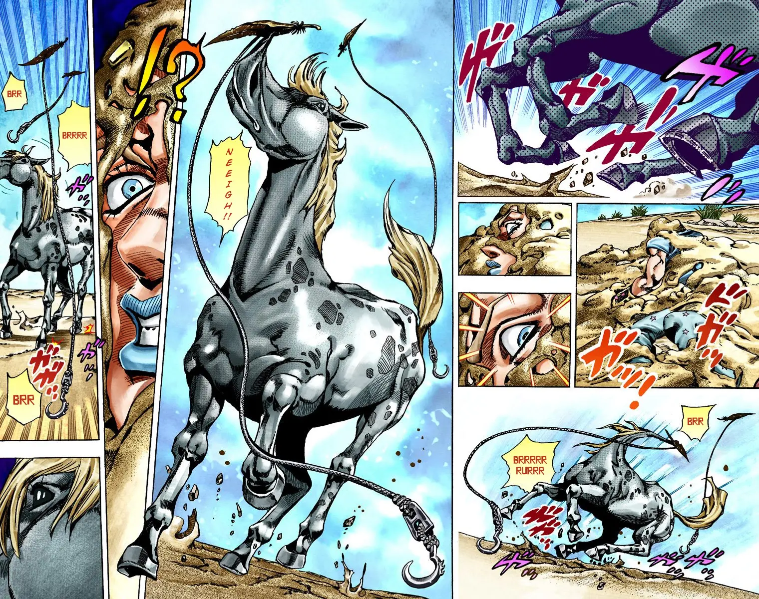 JoJo's Bizarre Adventure Steel Ball Run Colored Manga, chapter 27, page 10