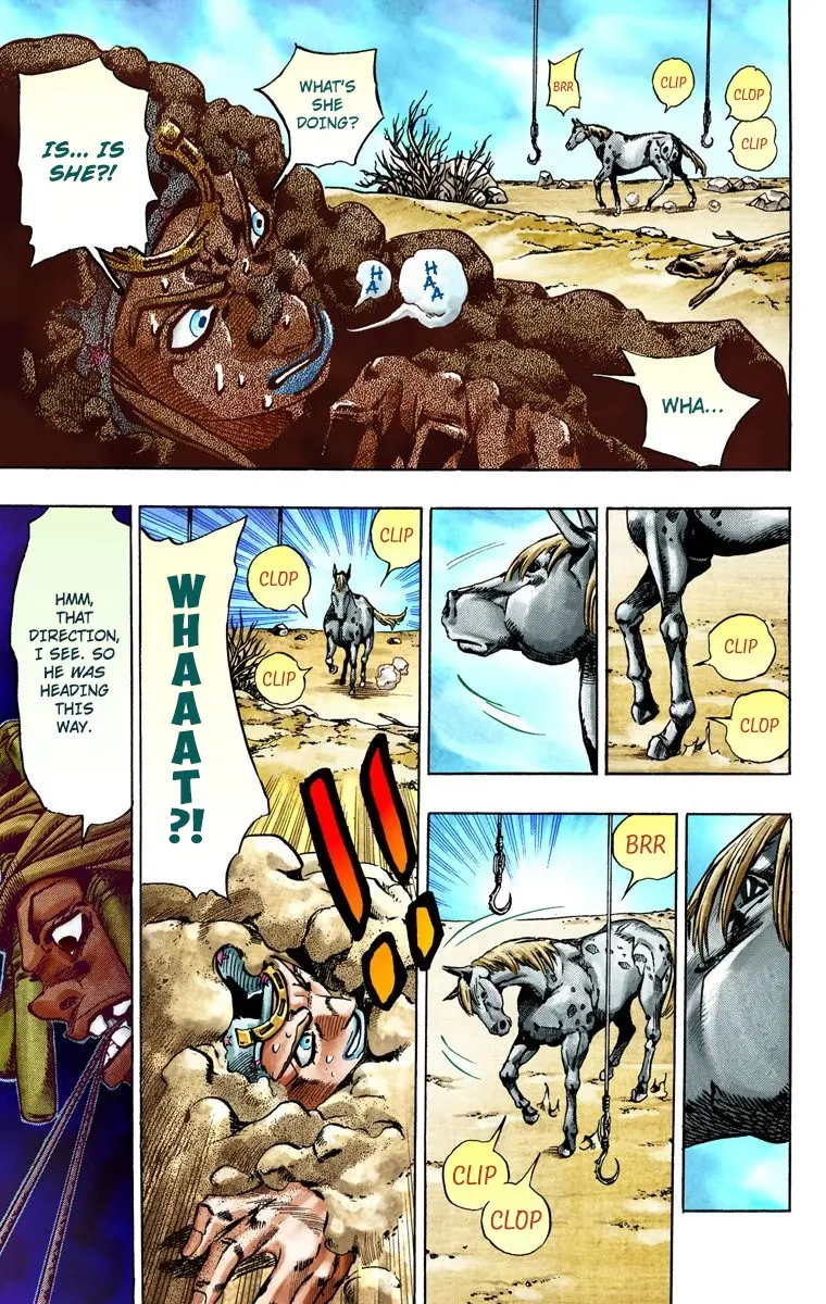 JoJo's Bizarre Adventure Steel Ball Run Colored Manga, chapter 27, page 12