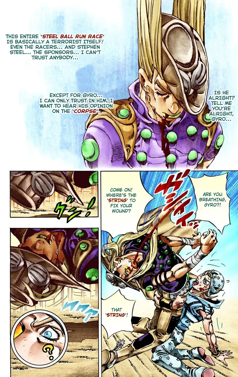 JoJo's Bizarre Adventure Steel Ball Run Colored Manga, chapter 27, page 22
