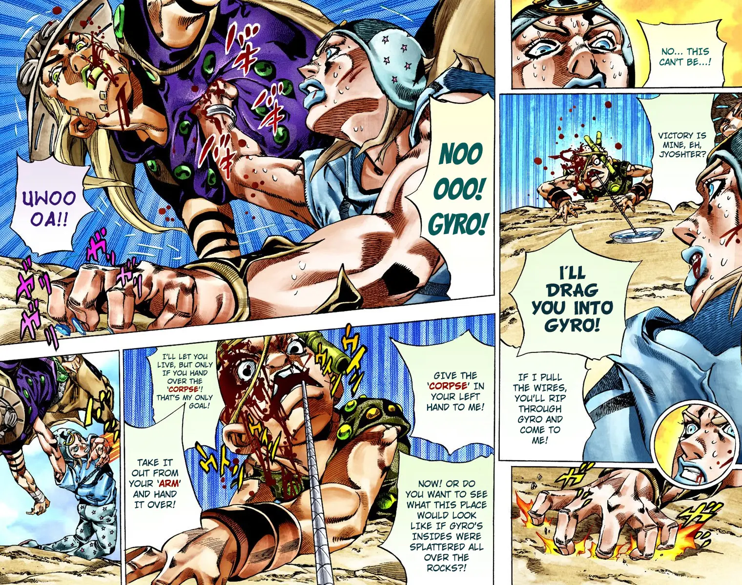 JoJo's Bizarre Adventure Steel Ball Run Colored Manga, chapter 27, page 27