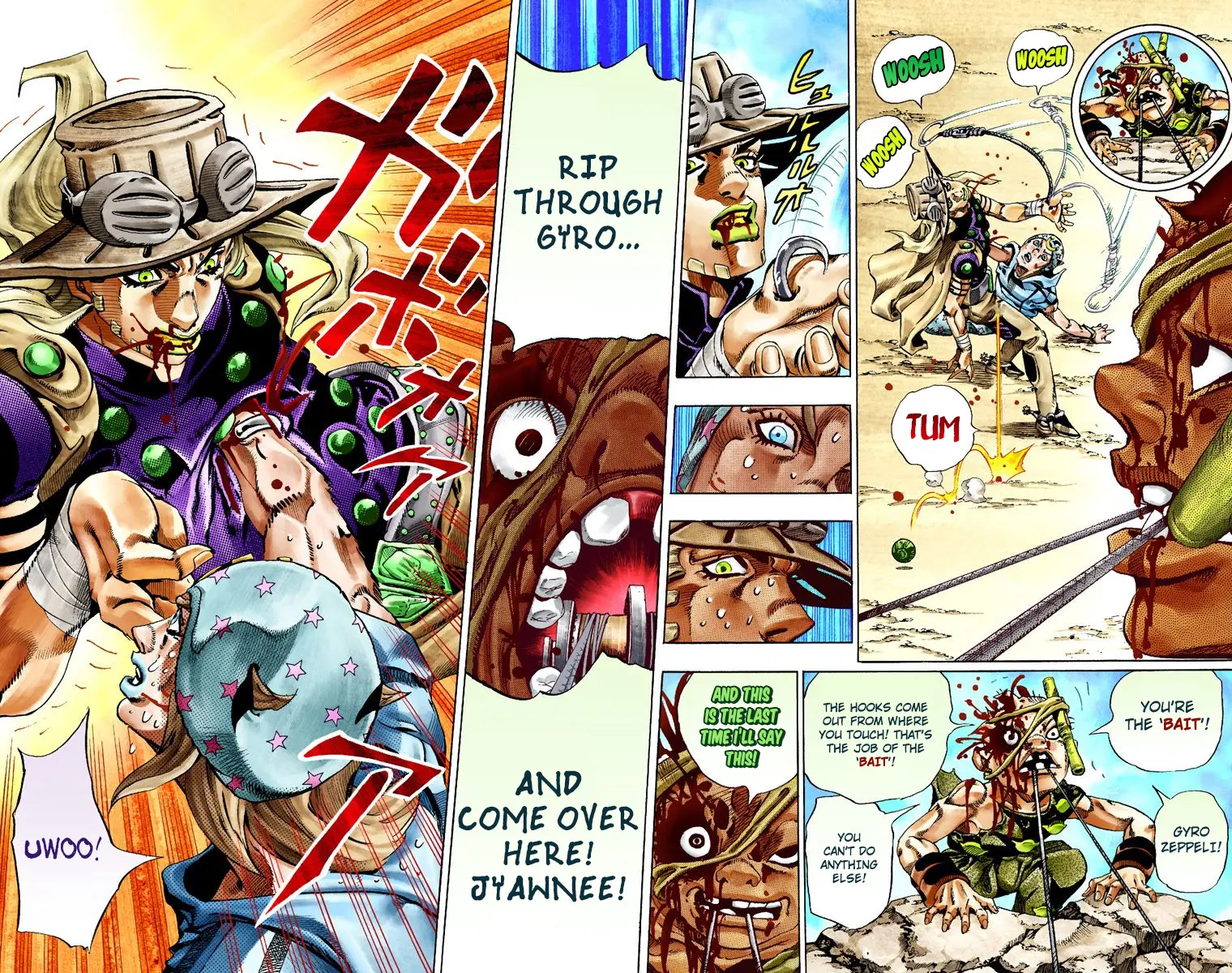 JoJo's Bizarre Adventure Steel Ball Run Colored Manga, chapter 27, page 32