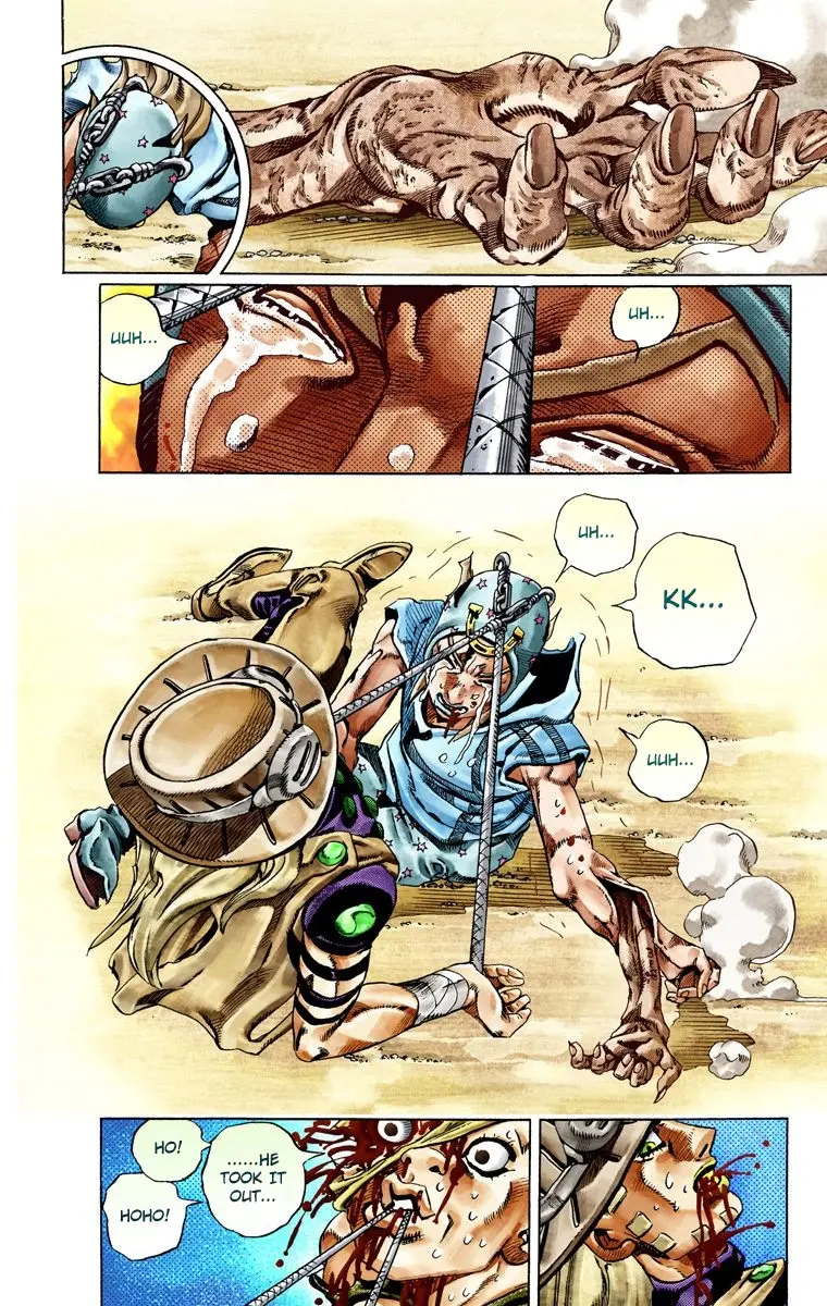 JoJo's Bizarre Adventure Steel Ball Run Colored Manga, chapter 27, page 35