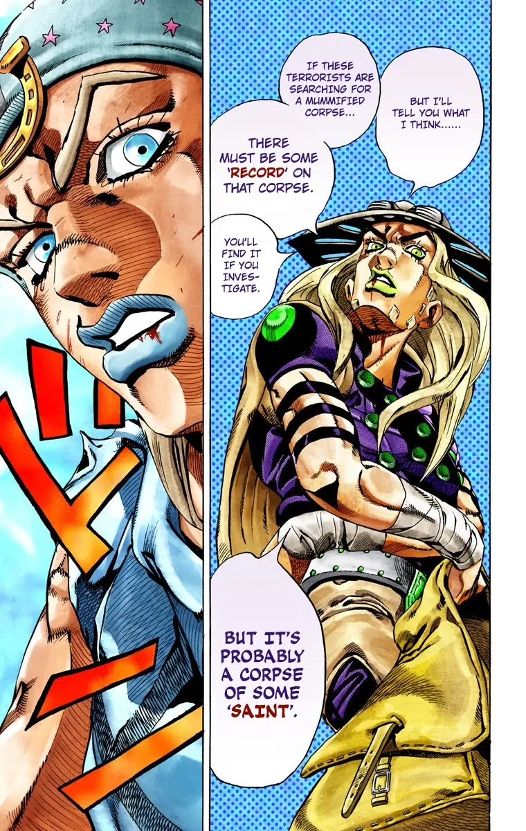 JoJo's Bizarre Adventure Steel Ball Run Colored Manga, chapter 27, page 45