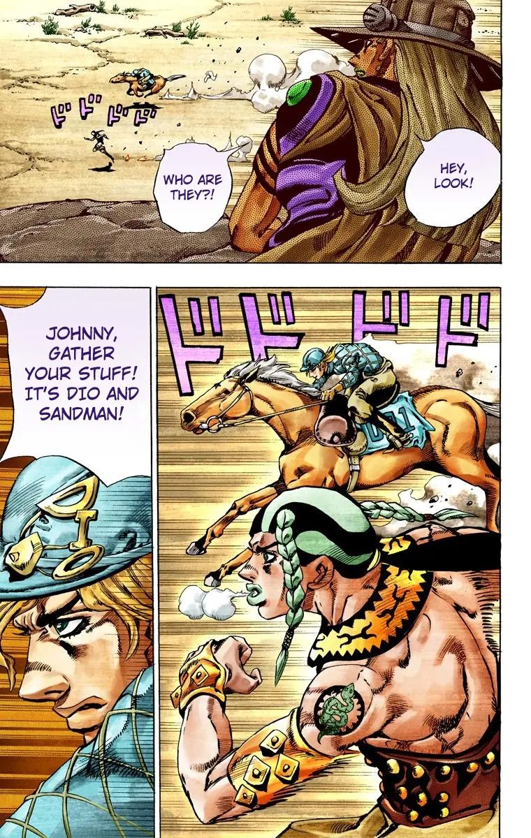 JoJo's Bizarre Adventure Steel Ball Run Colored Manga, chapter 27, page 51