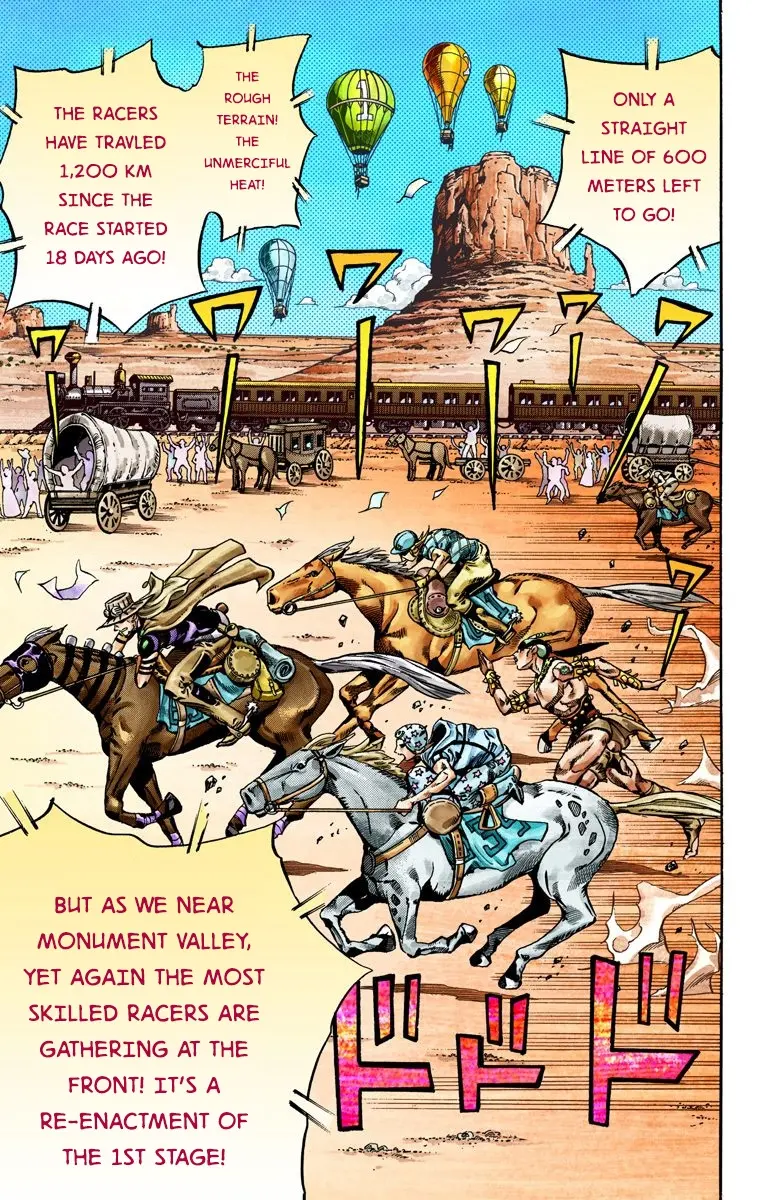 JoJo's Bizarre Adventure Steel Ball Run Colored Manga, chapter 28, page 6
