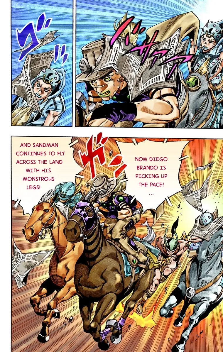 JoJo's Bizarre Adventure Steel Ball Run Colored Manga, chapter 28, page 7