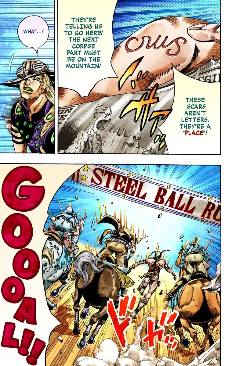 JoJo's Bizarre Adventure Steel Ball Run Colored Manga, chapter 28, page 10