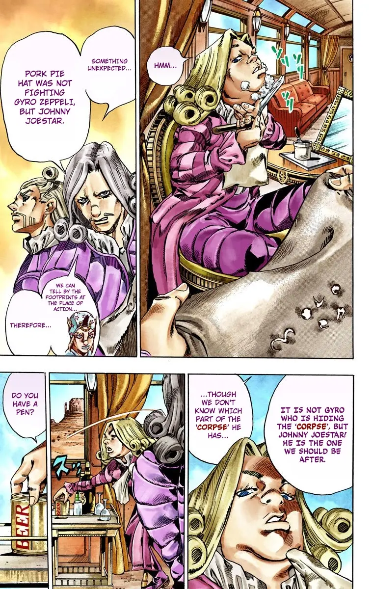 JoJo's Bizarre Adventure Steel Ball Run Colored Manga, chapter 28, page 14