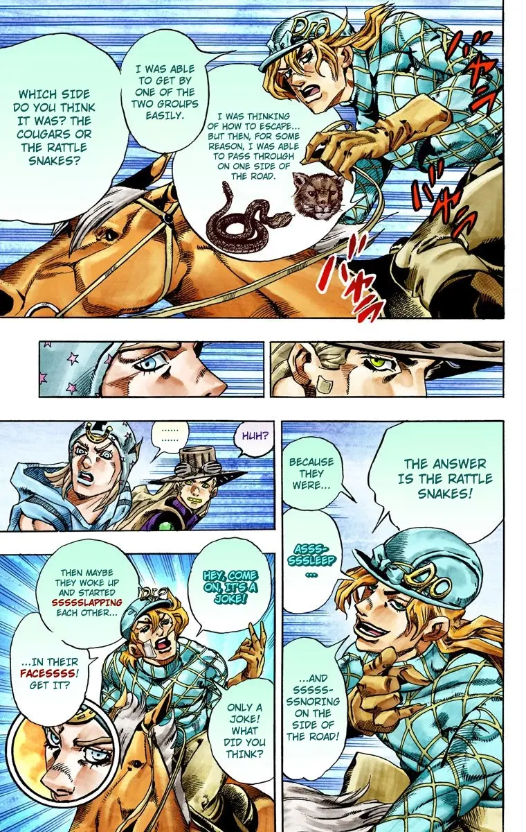 JoJo's Bizarre Adventure Steel Ball Run Colored Manga, chapter 28, page 33
