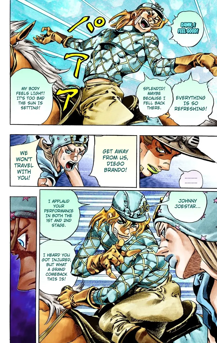 JoJo's Bizarre Adventure Steel Ball Run Colored Manga, chapter 28, page 34
