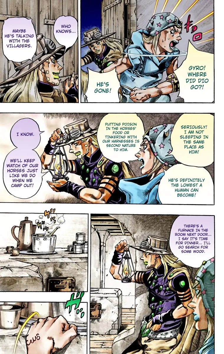 JoJo's Bizarre Adventure Steel Ball Run Colored Manga, chapter 28, page 40