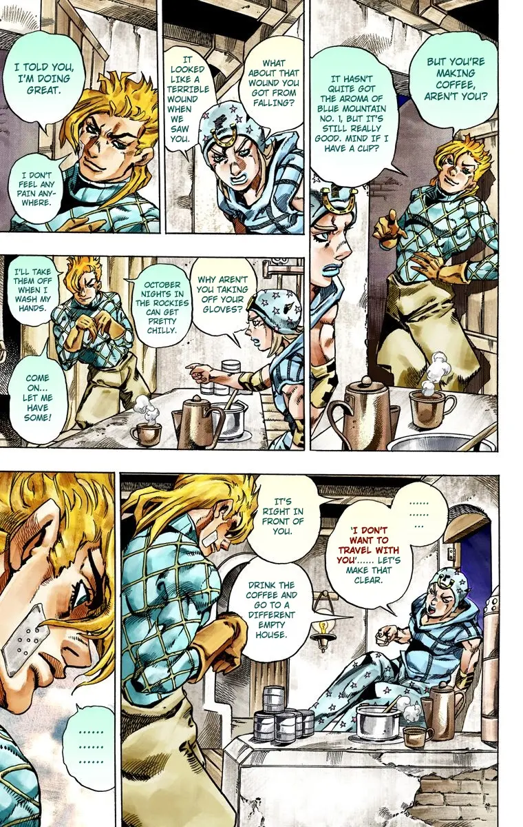 JoJo's Bizarre Adventure Steel Ball Run Colored Manga, chapter 28, page 46