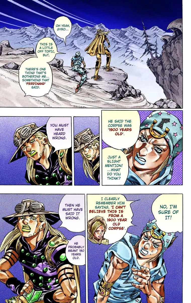 JoJo's Bizarre Adventure Steel Ball Run Colored Manga, chapter 31, page 49