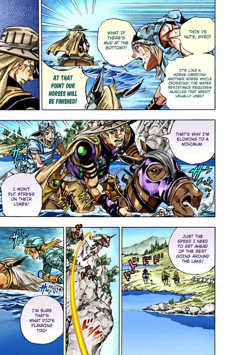 JoJo's Bizarre Adventure Steel Ball Run Colored Manga, chapter 32, page 12