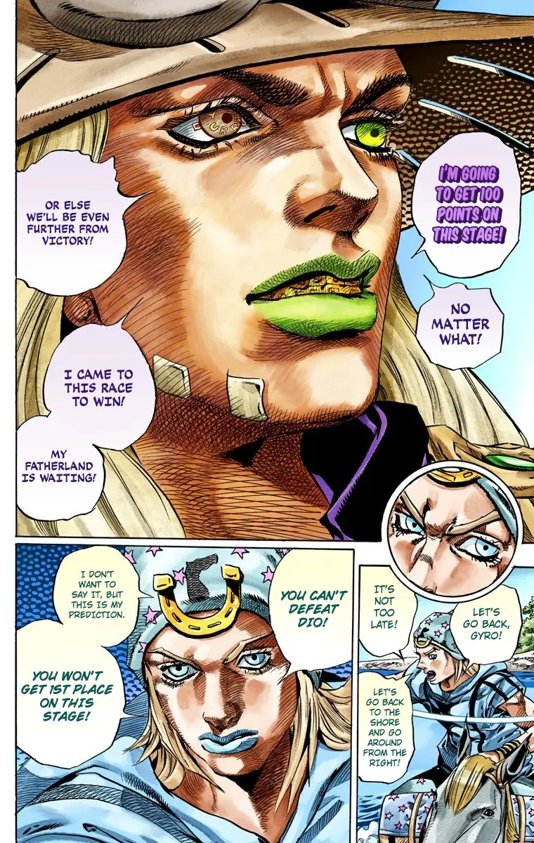 JoJo's Bizarre Adventure Steel Ball Run Colored Manga, chapter 32, page 13