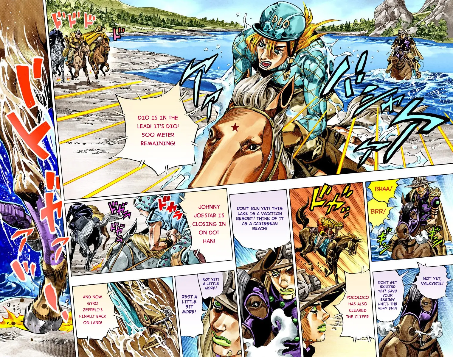 JoJo's Bizarre Adventure Steel Ball Run Colored Manga, chapter 32, page 25