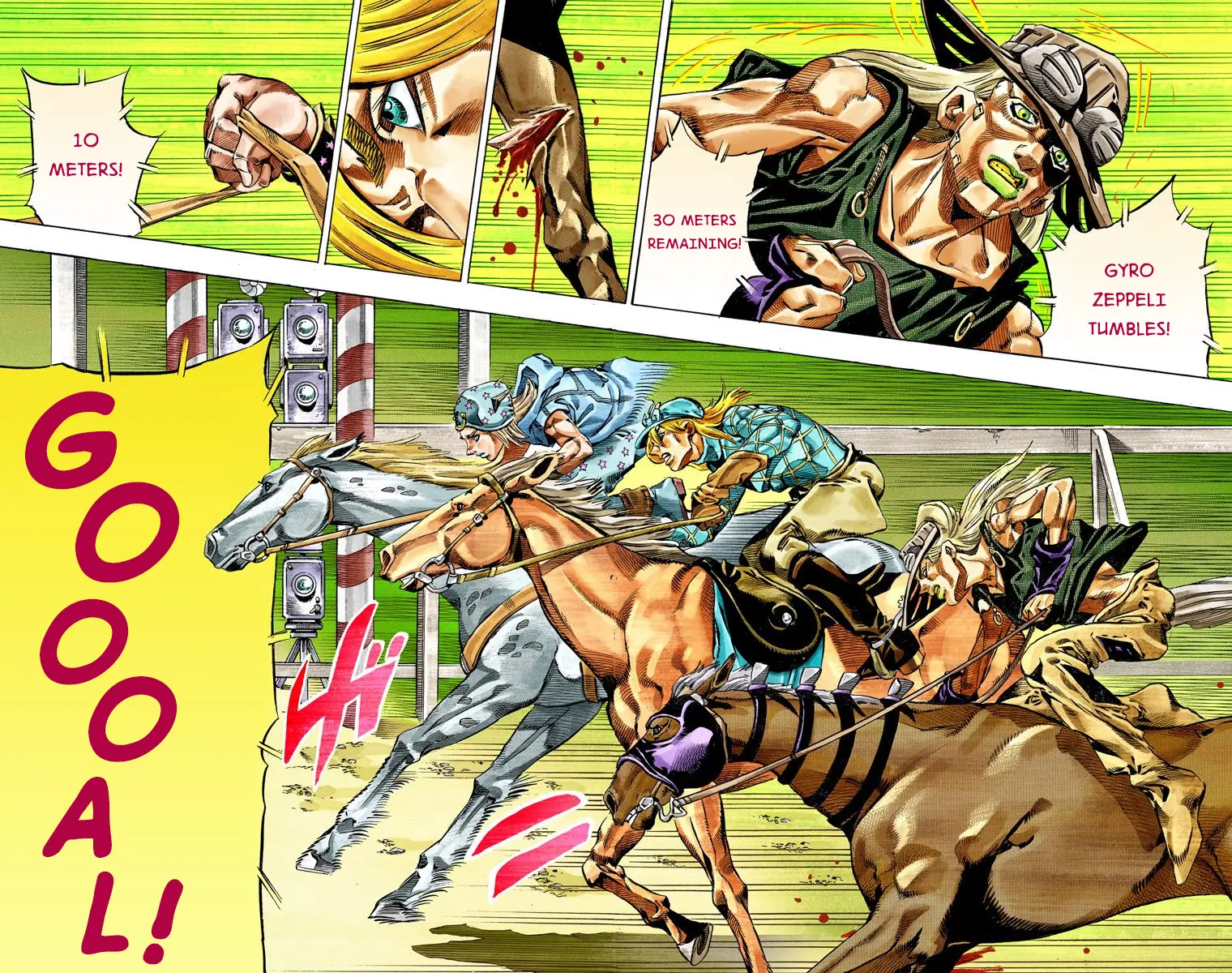 JoJo's Bizarre Adventure Steel Ball Run Colored Manga, chapter 32, page 35