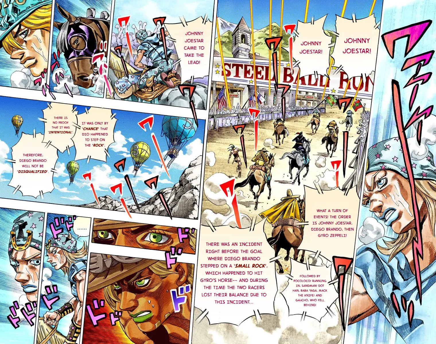 JoJo's Bizarre Adventure Steel Ball Run Colored Manga, chapter 32, page 36