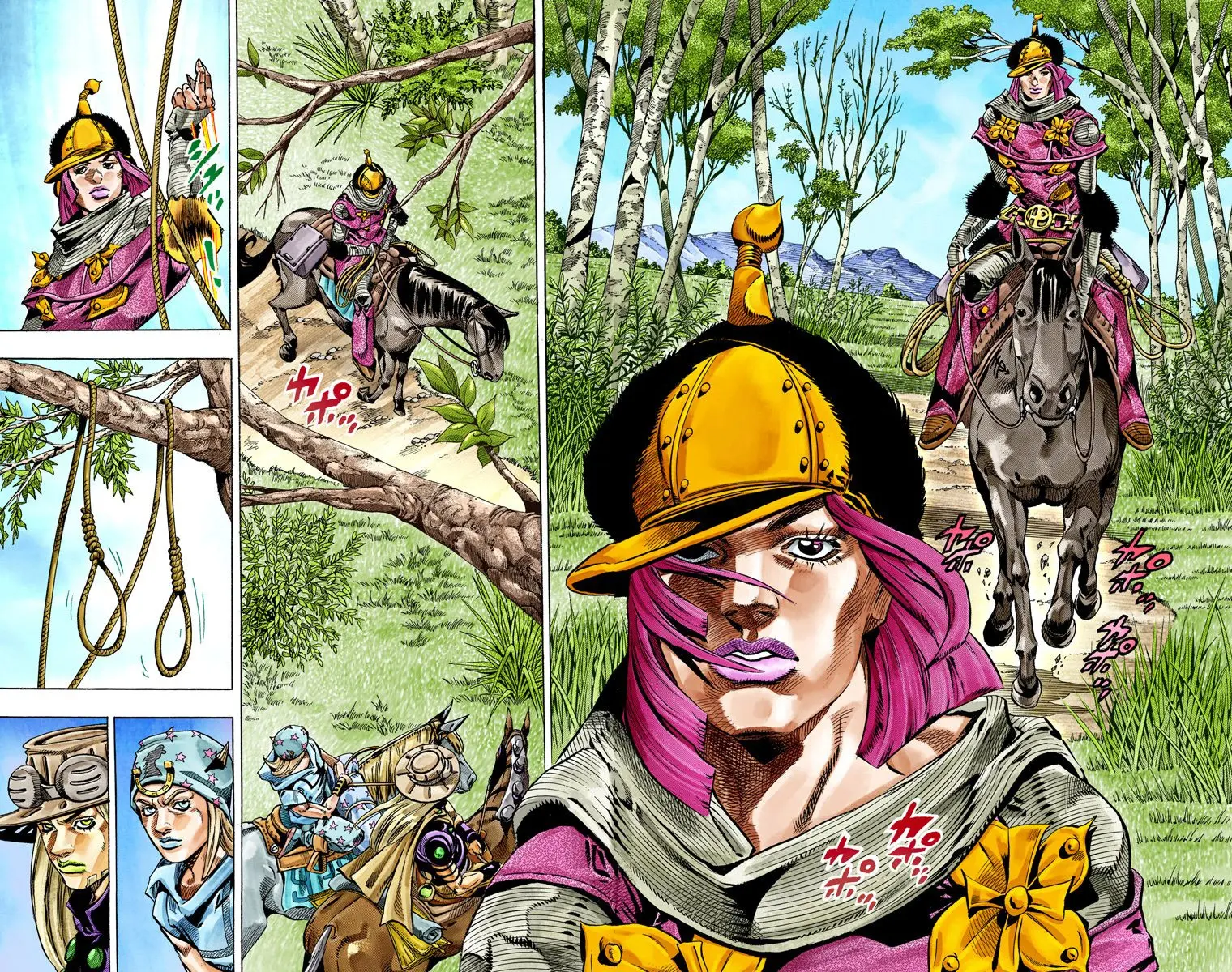 JoJo's Bizarre Adventure Steel Ball Run Colored Manga, chapter 33, page 4
