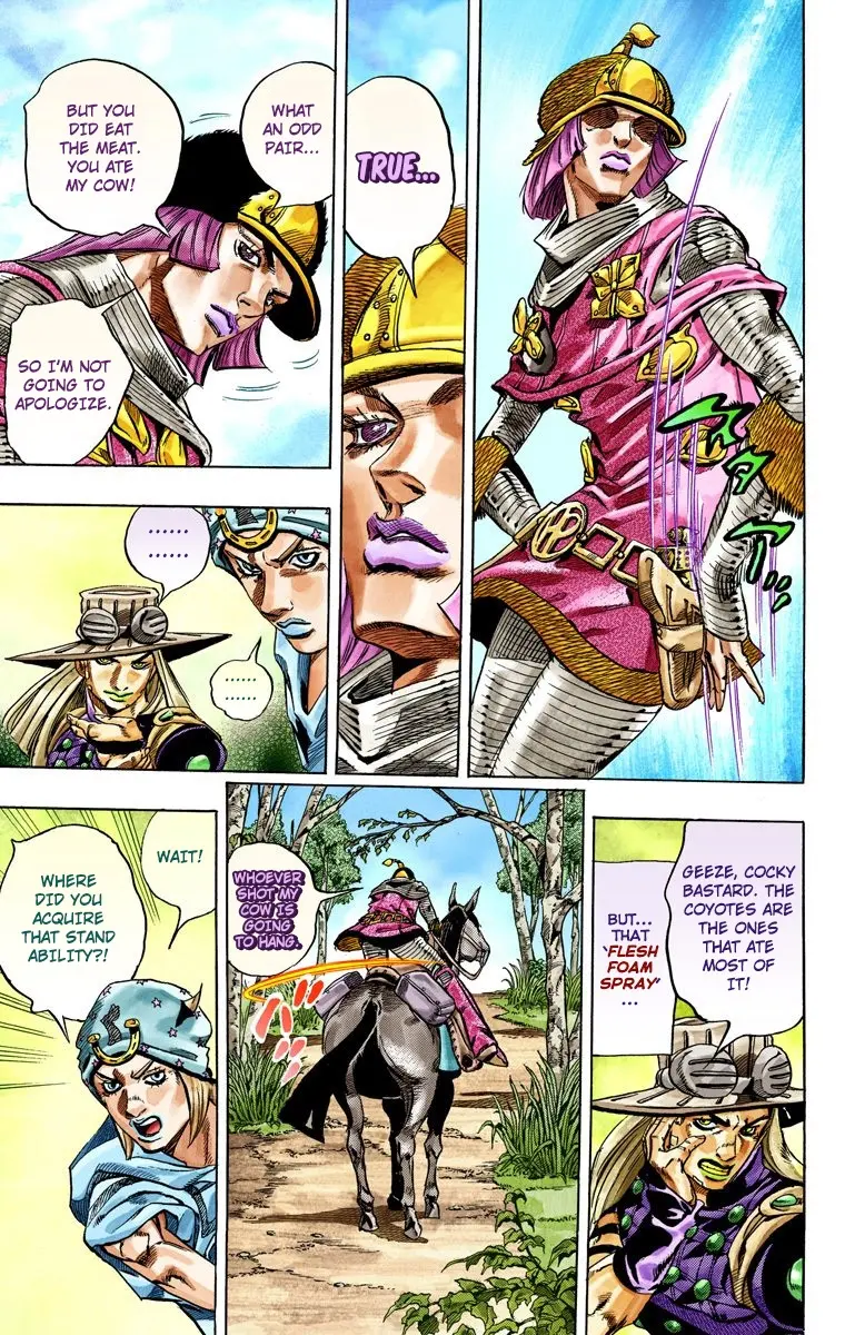 JoJo's Bizarre Adventure Steel Ball Run Colored Manga, chapter 33, page 20
