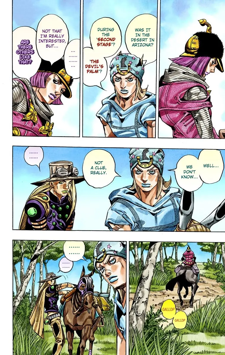 JoJo's Bizarre Adventure Steel Ball Run Colored Manga, chapter 33, page 21