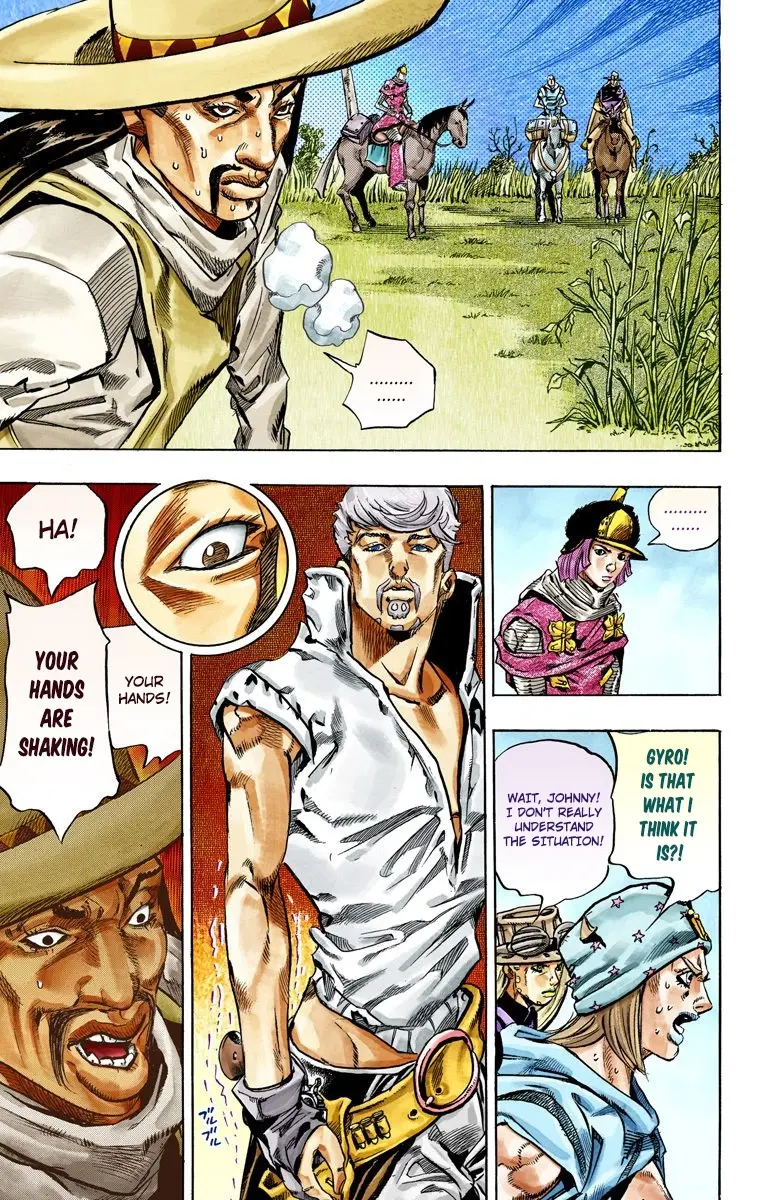 JoJo's Bizarre Adventure Steel Ball Run Colored Manga, chapter 33, page 45