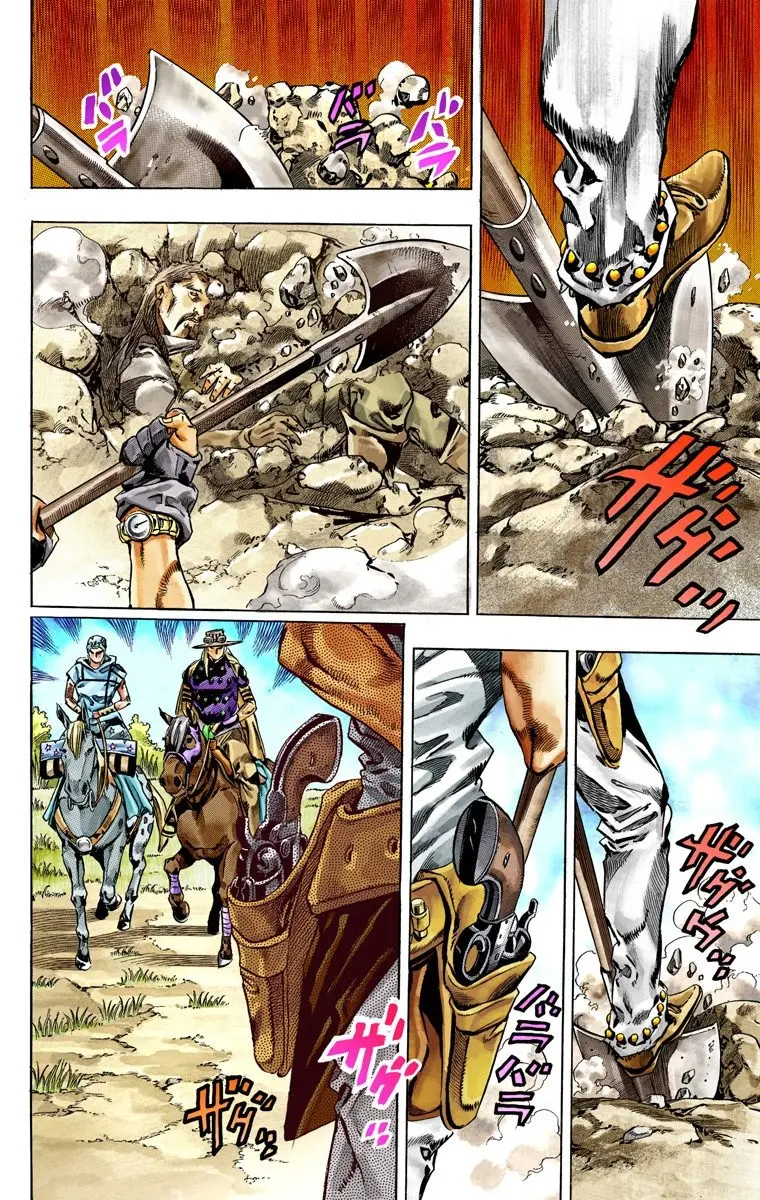 JoJo's Bizarre Adventure Steel Ball Run Colored Manga, chapter 34, page 18