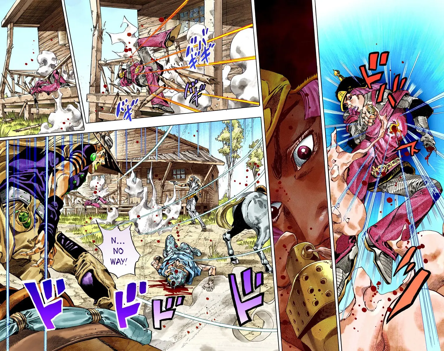 JoJo's Bizarre Adventure Steel Ball Run Colored Manga, chapter 34, page 46