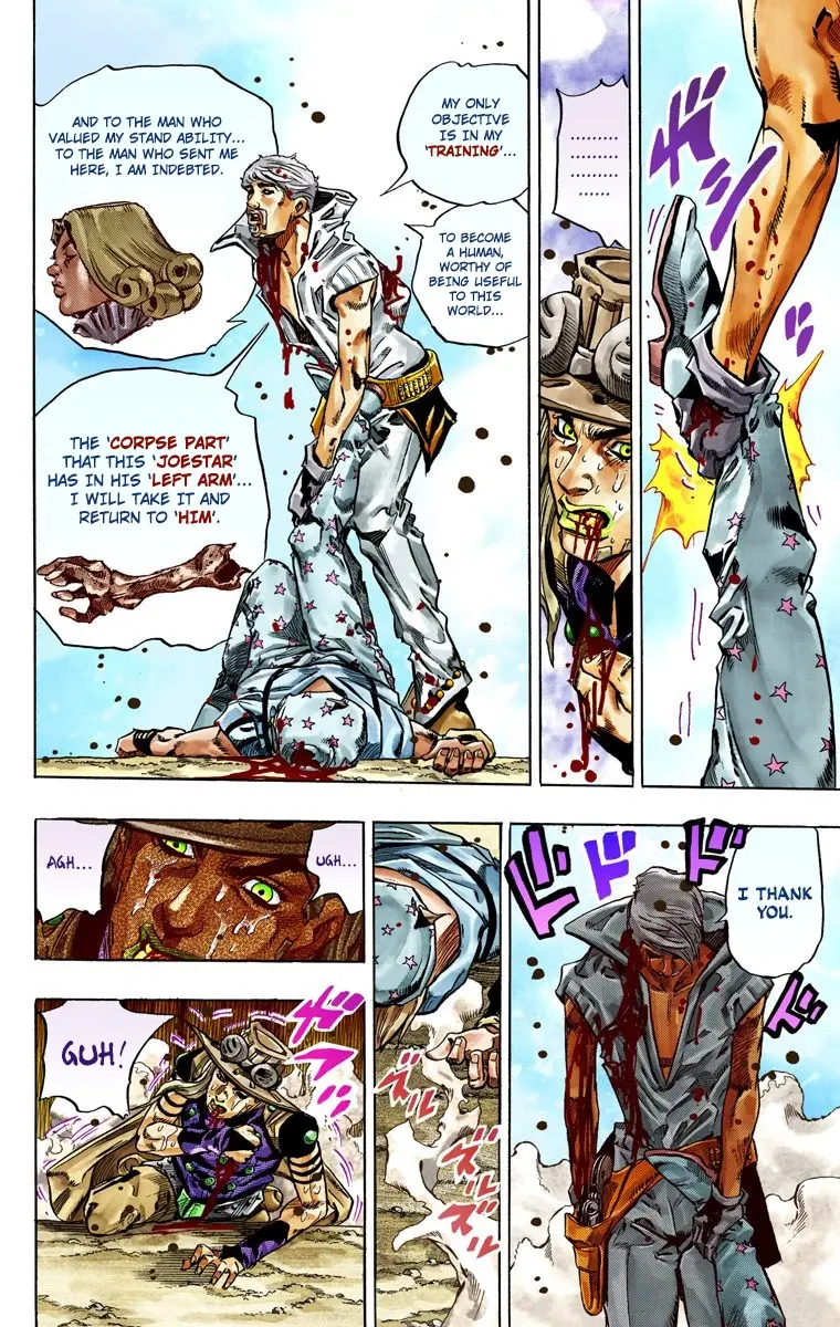 JoJo's Bizarre Adventure Steel Ball Run Colored Manga, chapter 34, page 51