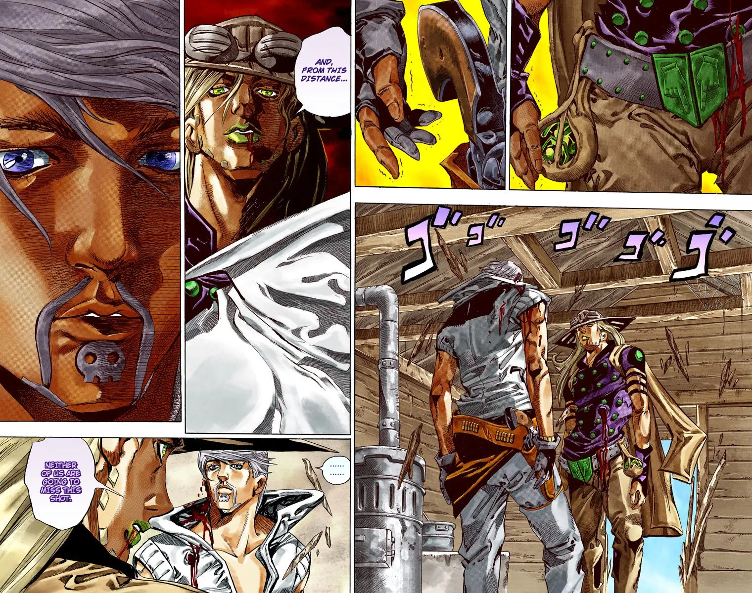JoJo's Bizarre Adventure Steel Ball Run Colored Manga, chapter 35, page 27