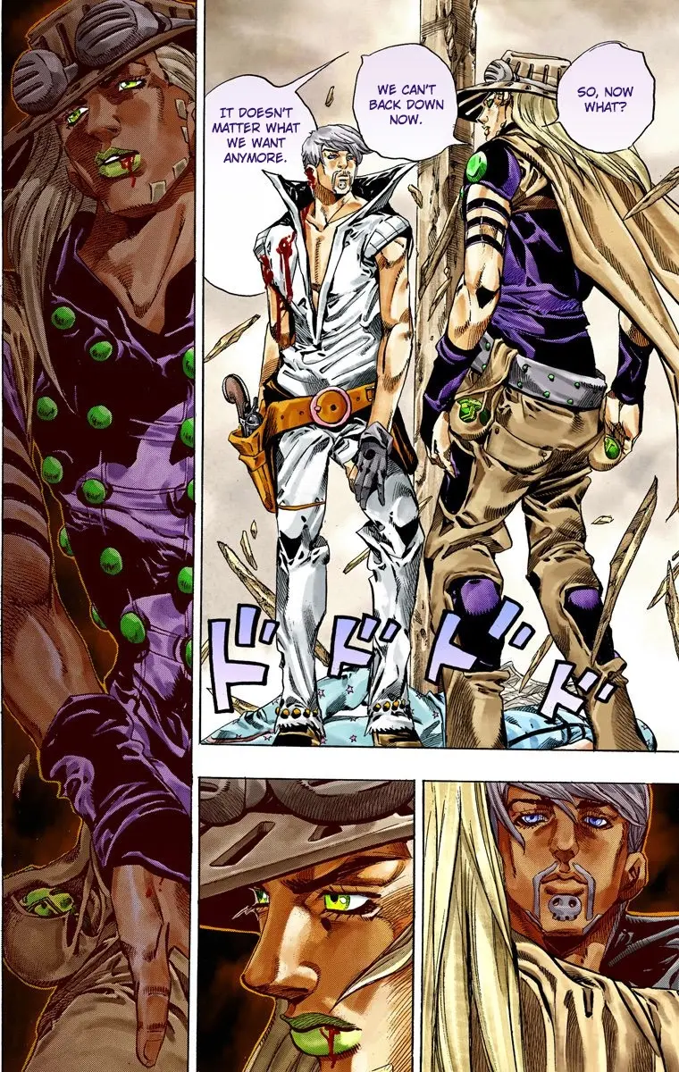 JoJo's Bizarre Adventure Steel Ball Run Colored Manga, chapter 35, page 28