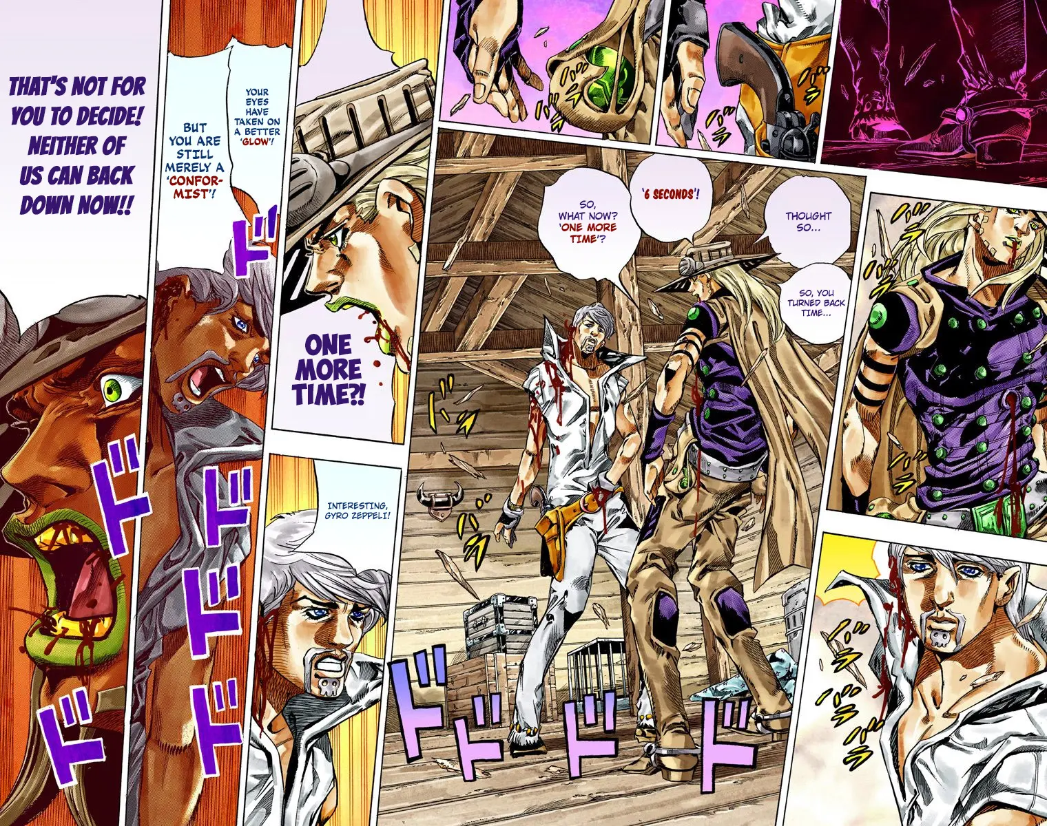 JoJo's Bizarre Adventure Steel Ball Run Colored Manga, chapter 35, page 34