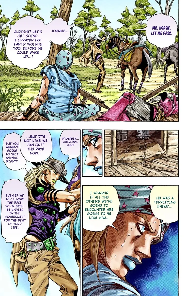 JoJo's Bizarre Adventure Steel Ball Run Colored Manga, chapter 36, page 7