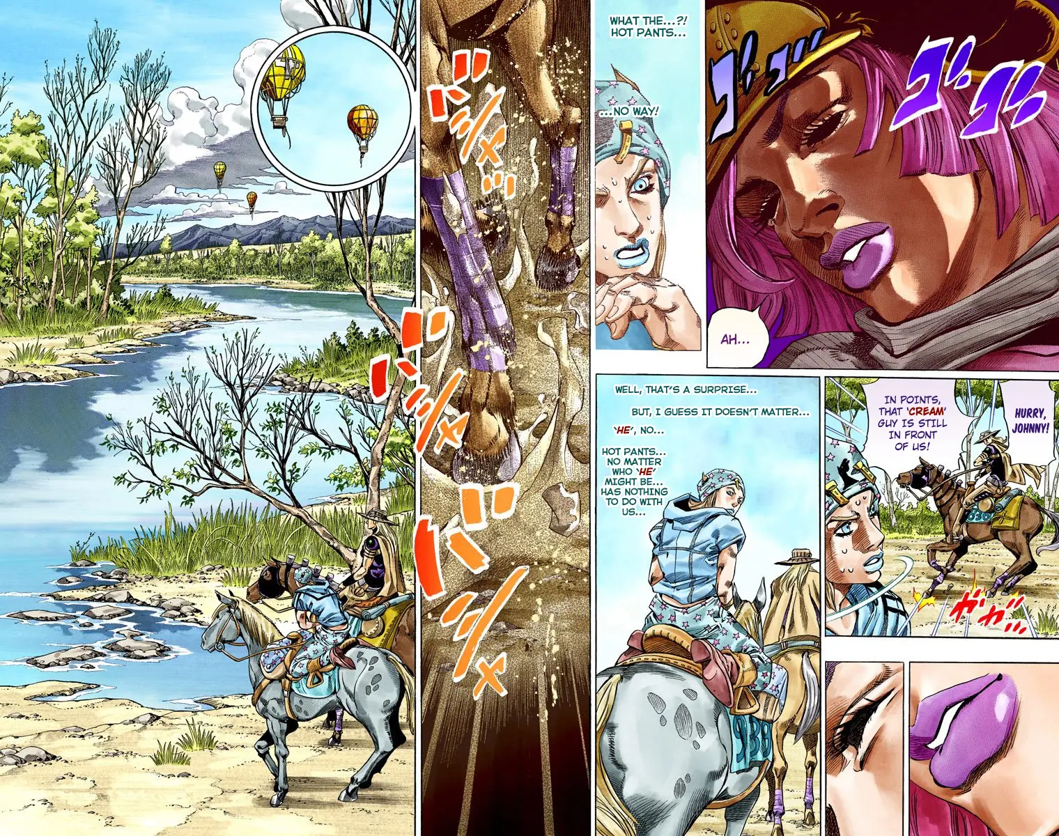 JoJo's Bizarre Adventure Steel Ball Run Colored Manga, chapter 36, page 10
