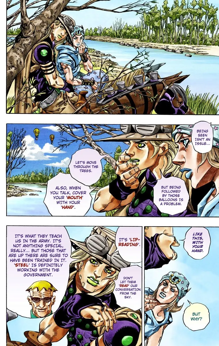 JoJo's Bizarre Adventure Steel Ball Run Colored Manga, chapter 36, page 11